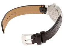 LOUIS VUITTON　ルイヴィトン　時計　タンブールPM　QA070Z　ブラウン　ステンレススチール/ヴェルニ　クォーツ　レディース