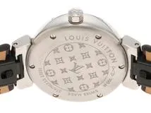LOUIS VUITTON　ルイヴィトン　時計　タンブールPM　QA070Z　ブラウン　ステンレススチール/ヴェルニ　クォーツ　レディース