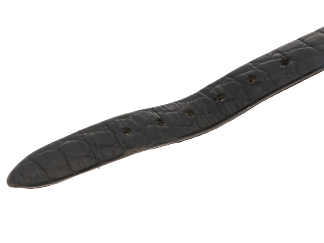 Van Cleef & Arpels　ヴァンクリーフ＆アーペル　クラシックトノー・ダイヤベゼル　YG/クロコダイルレザー　122968B2　クォーツ　レディース腕時計【431】