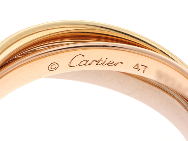 ［美品安値］本日まで値下げCartier トリニティ スクエア 47 付属品付き 美品安値］本日まで値下げCartier トリニティ スクエア 47 付属
