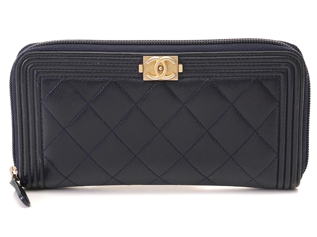 CHANEL シャネル ボーイシャネル ロングジップ A80288