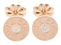 TIFFANY&Co. ティファニー ピアス 1837 サークル ダイヤモンド