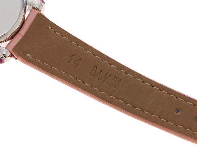 Chopard　ショパール　ハッピースポーツ　27/8245-21　ステンレス/革　5Pダイヤモンド　社外ベルト　女性用クオーツ時計【473】