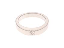 CARTIER　カルティエ 　リング　 タンク リング ホワイトゴールド K18WG 　ダイヤモンド0.25ct　 49号【472】AH