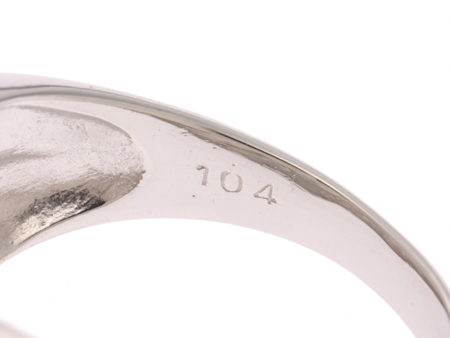 Pt850 プラチナ リング ダイヤモンド0.22ct ラウンド 一粒石 3つ