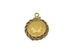 JEWELRY ノンブランドジュエリー トップ メイプル金貨 エリザべス 5ドル 1/10oz K24/K18 【460】2120000325304