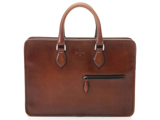 Berluti ブラウン ビジネスバッグ berluti(ベルルッティ) ビジネスバッグ ブラウン レザー