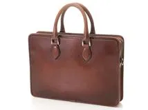 Berluti　ベルルッティ　ビジネスバッグ　アンジュール　スモール　カカオインテンソ　レザー【433】2120000325939
