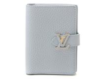LOUIS VUITTON 　ルイヴィトン　コンパクト財布　LV ヴェルティカル ウォレット コンパクト　オランプ ブルー 　トリヨンレザー　M83572【472】AH