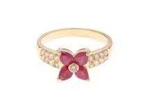 JEWELRY ノンブランドジュエリー リング 14号 K18/ルビー1.00ct