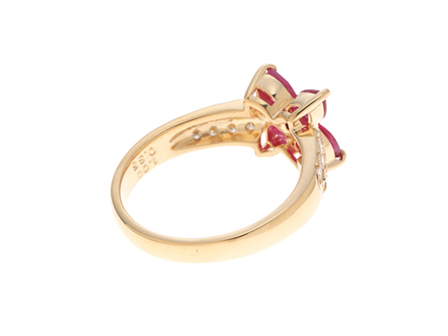 JEWELRY ノンブランドジュエリー リング 14号 K18/ルビー1.00ct