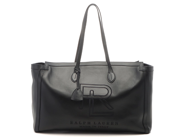 RALPH LAUREN ラルフローレン ラージトートバッグ カーフ
