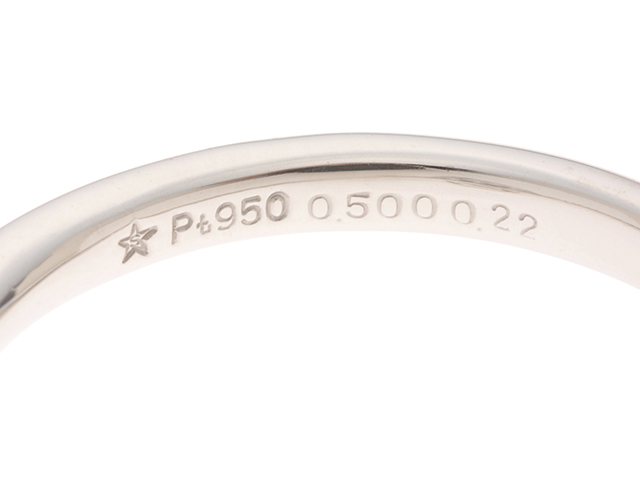 GINZA TANAKA ギンザタナカ リング PT950 プラチナ ダイヤモンド