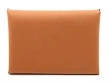 B刻印 HERMES エルメス 財布 カルヴィデュオ ゴールド/SV ヴォー