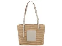 きち☆LOEWE☆バスケットバッグ☆スモール☆ナチュラル/ホワイト ☆【LOEWE】☆バスケットバッグ スモール かごバック☆WHITE