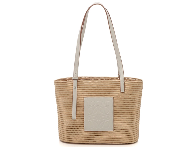 LOEWE ロエベ スクエアバスケットバッグスモール ホワイト
