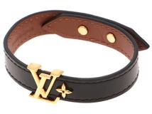 Louis Vuitton　ルイヴィトン　ブレスレット・LVアイコニック レザー/GP　M8085F　【471】