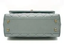 CHANEL シャネル マトラッセ ココハンドルXS 2way A92990 メタリック