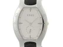 EBEL エベル レディース クオーツ リシン 90124313564 ホワイト文字盤 SS/ミッドナイトブルークロコベルト【472】HK