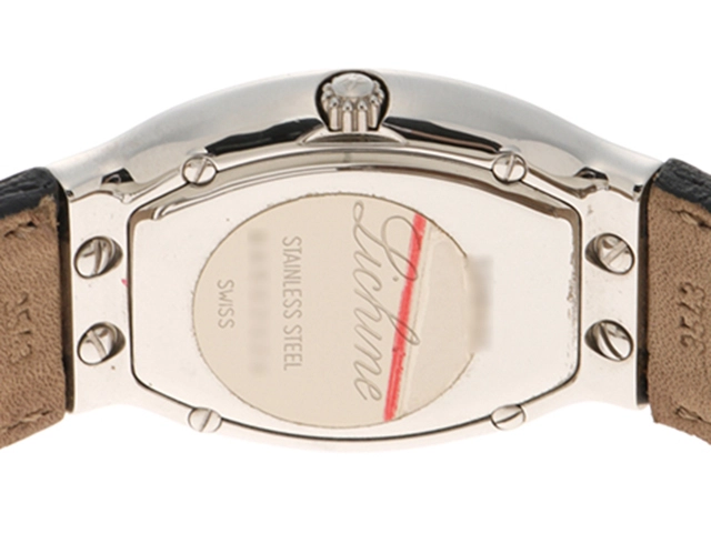 EBEL エベル レディース クオーツ リシン 90124313564 ホワイト文字盤 SS/ミッドナイトブルークロコベルト【472】HK