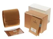 EBEL エベル レディース クオーツ リシン 90124313564 ホワイト文字盤 SS/ミッドナイトブルークロコベルト【472】HK