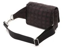 CHANEL シャネル ニュートラベルラインウエストバッグ ダーク