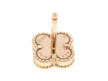 Van Cleef & Arpels　ヴァンクリーフ&アーペル　スウィートアルハンブラピアス  　K18ピンクゴールド　カーネリアン  　2.7g  　2120000338304【432】
