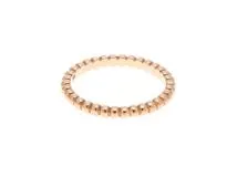 Van Cleef & Arpels ヴァン クリーフ&アーペル ペルレ ゴールドパール リング スモールモデル VCARPJMF00 49号 K18ピンクゴールド 2025年正規品【472】SJ