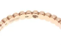 Van Cleef & Arpels ヴァン クリーフ&アーペル ペルレ ゴールドパール リング スモールモデル VCARPJMF00 49号 K18ピンクゴールド 2025年正規品【472】SJ