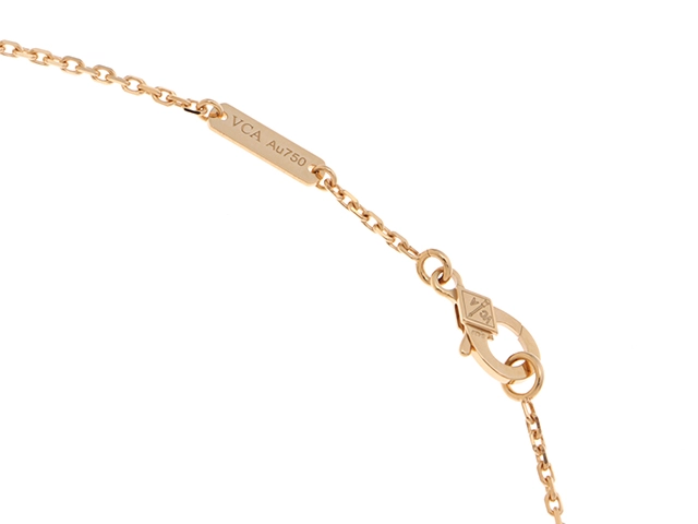 Van Cleef & Arpels ヴァン クリーフ&アーペル ヴィンテージアルハンブラ ネックレス VCARA45800 K18イエローゴールド オニキス 2025年正規品【472】SJ