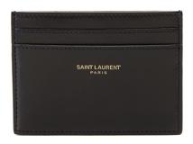 SAINT LAURENT サンローラン　カードケース ブラック レザー【434】2120000336263