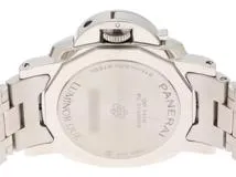 PANERAI パネライ 腕時計 2023年正規品 ルミノール ドゥエ ルナ PAM01301 スティール ホワイト文字盤 自動巻き 【472】SJ