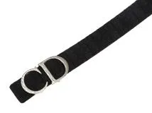Dior ブラック ナイロンベルト Christian Dior ChristianDior ディオール サドルナイロンベルト