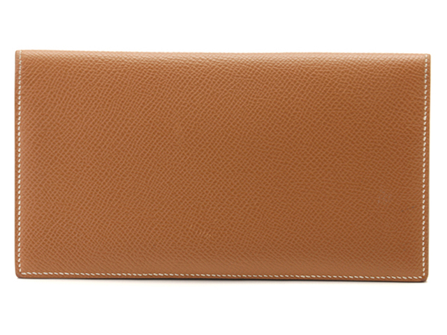 HERMES エルメス 長札入れ MC2 フレミング ゴールド ヴォーエプソン Z  