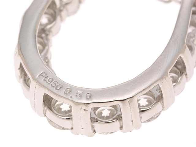 JEWELRY　ジュエリー　ネックレス　PT850/PT950プラチナ　ダイヤモンド0.50　2.6g　2120000338588　【471】L