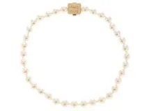 miu miu ミュウミュウ アクセサリー 人工パール付 メタル ネックレス M