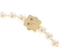 miu miu 　ミュウミュウ　アクセサリー　人工パール付 メタル ネックレス　Mサイズ　5IC167_2CVA_F04A6【472】AH