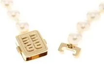 miu miu 　ミュウミュウ　アクセサリー　人工パール付 メタル ネックレス　Mサイズ　5IC167_2CVA_F04A6【472】AH