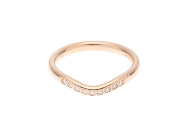 TIFFANY & CO. Tiffany Curved Band Ring in Pink Gold with