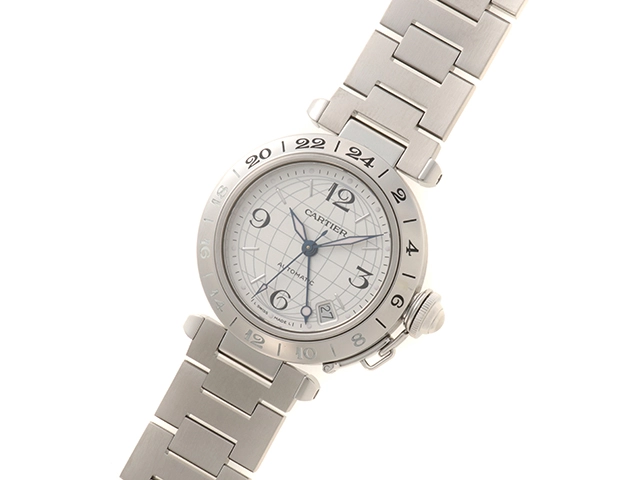 CARTIER　カルティエ　パシャC メリディア　自動巻き　ユニセックス　SS　W31078M7　シルバー　【432】　【2120000339455】