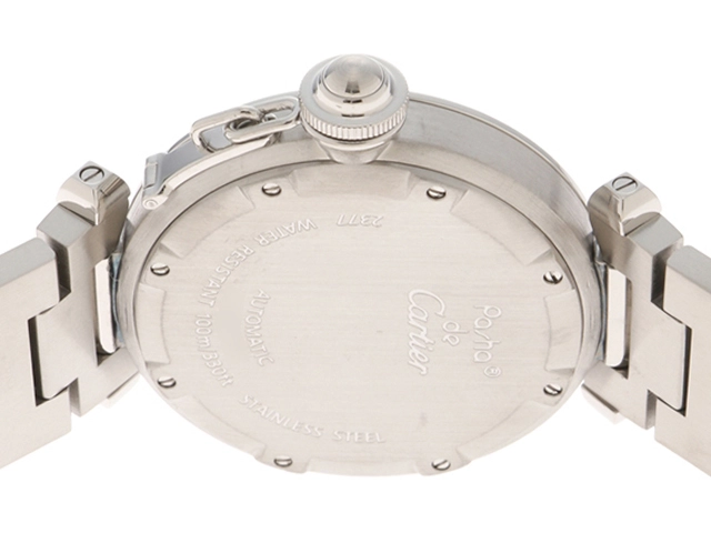 CARTIER　カルティエ　パシャC メリディア　自動巻き　ユニセックス　SS　W31078M7　シルバー　【432】　【2120000339455】