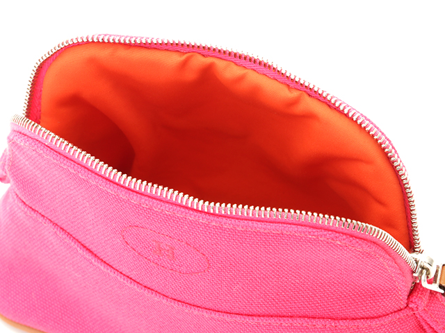 HERMES エルメス ボリードポーチミニミニ H104772M 06 ピンク