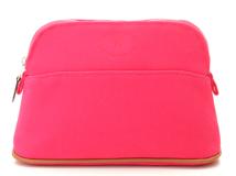 HERMES　エルメス　ボリードポーチ　ミニ　ハイビスカス／ＳＶ　ポーチ　H104773M 06　【431】2120000339585
