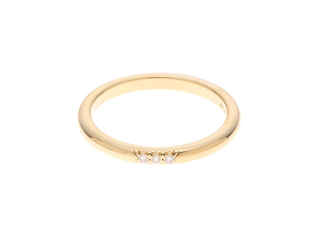 TIFFANY＆CO ティファニー バンド リング K18 ゴールド 日本サイズ11号