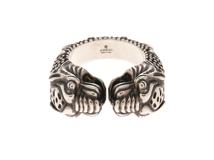 GUCCI グッチ 指輪 タイガーヘッド リング 19号 498531 J8400 0701 シルバー925 【472】SJ
