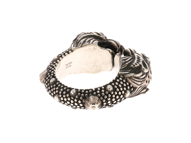 GUCCI グッチ 指輪 タイガーヘッド リング 19号 498531 J8400 0701