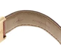 Cartier カルティエ 腕時計 マストタンクLM W1002754 シルバー925/GP/アリゲーターベルト クォーツ【472】SJ