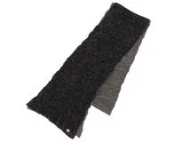 CHANEL Chanel Stole Black/Gray Alpaca/Nylon/Linen P54529K07098  