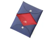 HERMES　エルメス　カルヴィ　ヴェルソ　ヴォースイフト　ブルーネイビー/レッド/SV　W刻印　2120000343476【434】