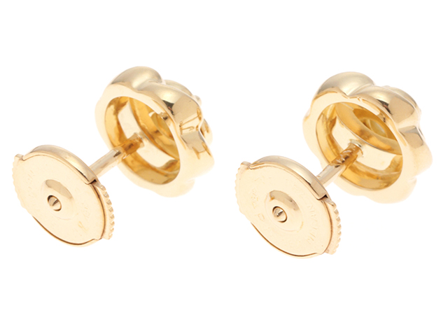 CHANEL シャネル カメリア ピアス K18イエローゴールド ダイヤモンド